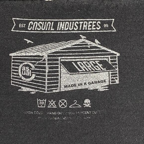 Rainier Brewery Seattle Shirt Men L Black Logo Graphic PNW Washington Beer Big R - Picture 6 of 6